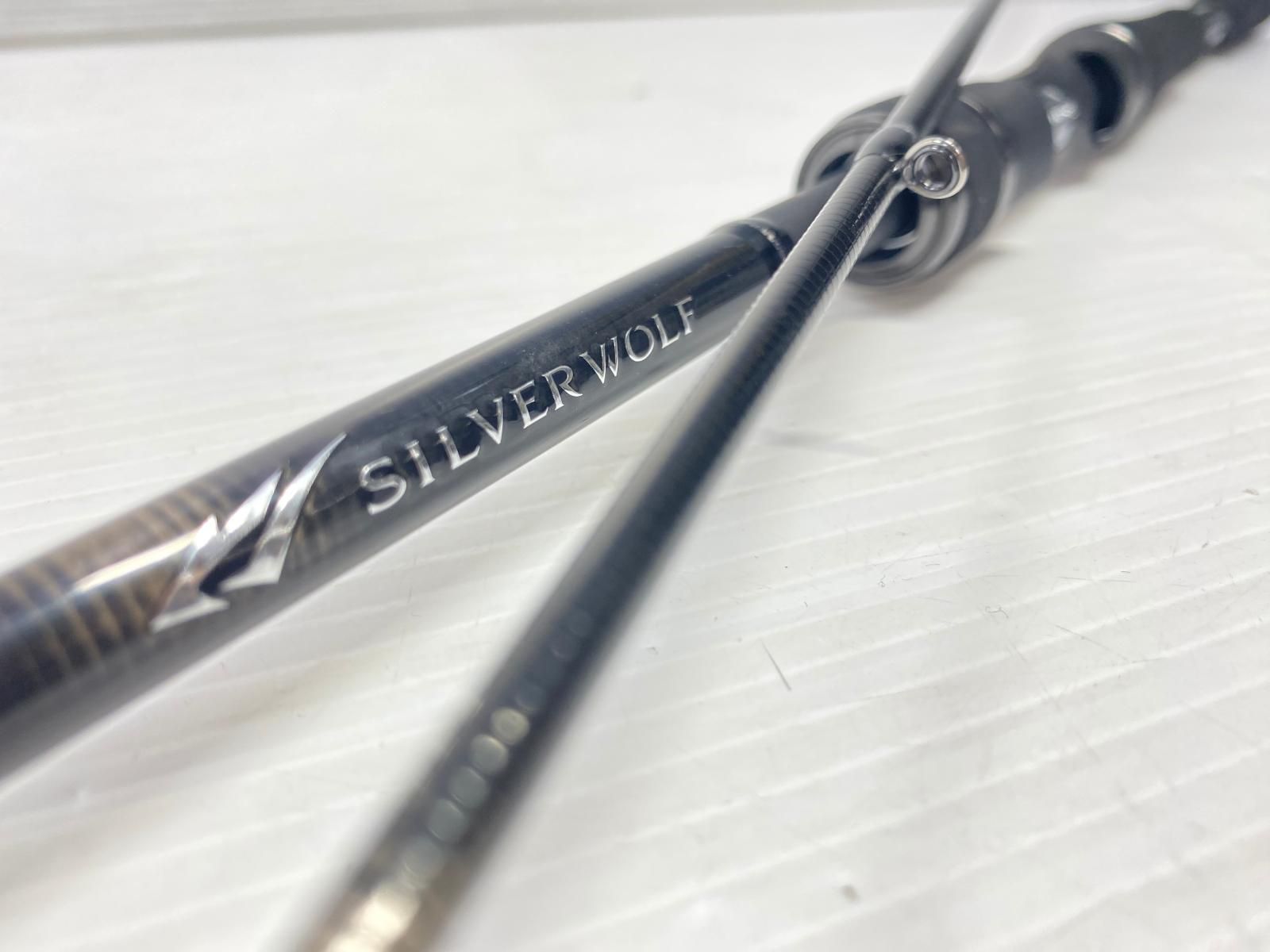 即日発送 シルバーウルフ WOLF SILVER 中古品】ダイワ MX 2ピース 76MLB-S ロッド