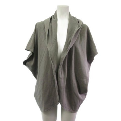 ババグーリ Babaghuri ヨーガンレール ジャケット パーカー フレンチスリーブ グレー M