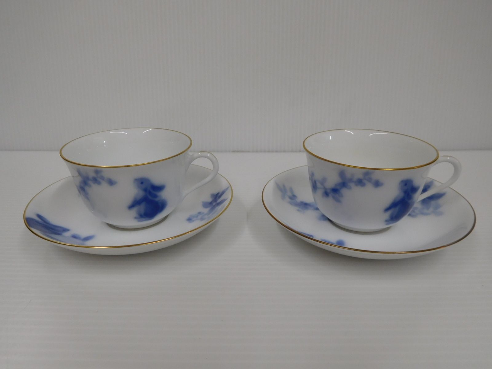 大倉陶園 ラビットアイブルーベリー ペアカップ＆ソーサー囗T巛 - メルカリ