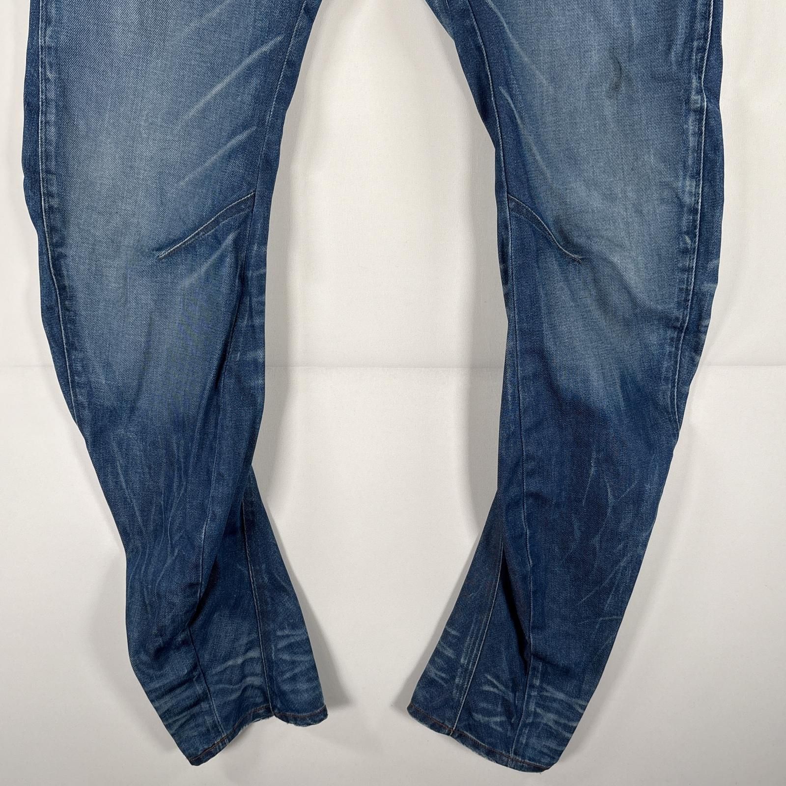 古着 ジースターロゥ G-STAR RAW デニムパンツ デニムパンツ ヒゲ 色