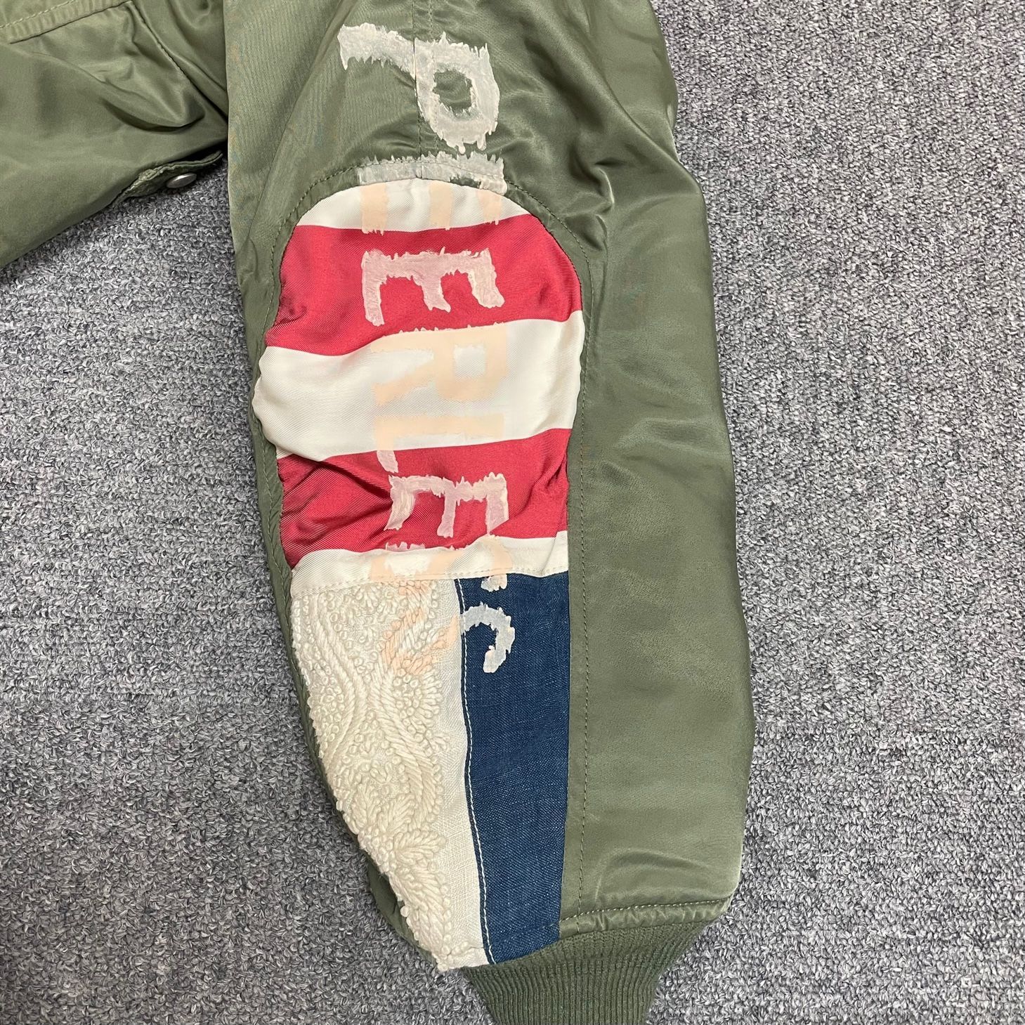 visvim THORSON JKT COLLAGE MA-1 フライトジャケット ボンバー 
