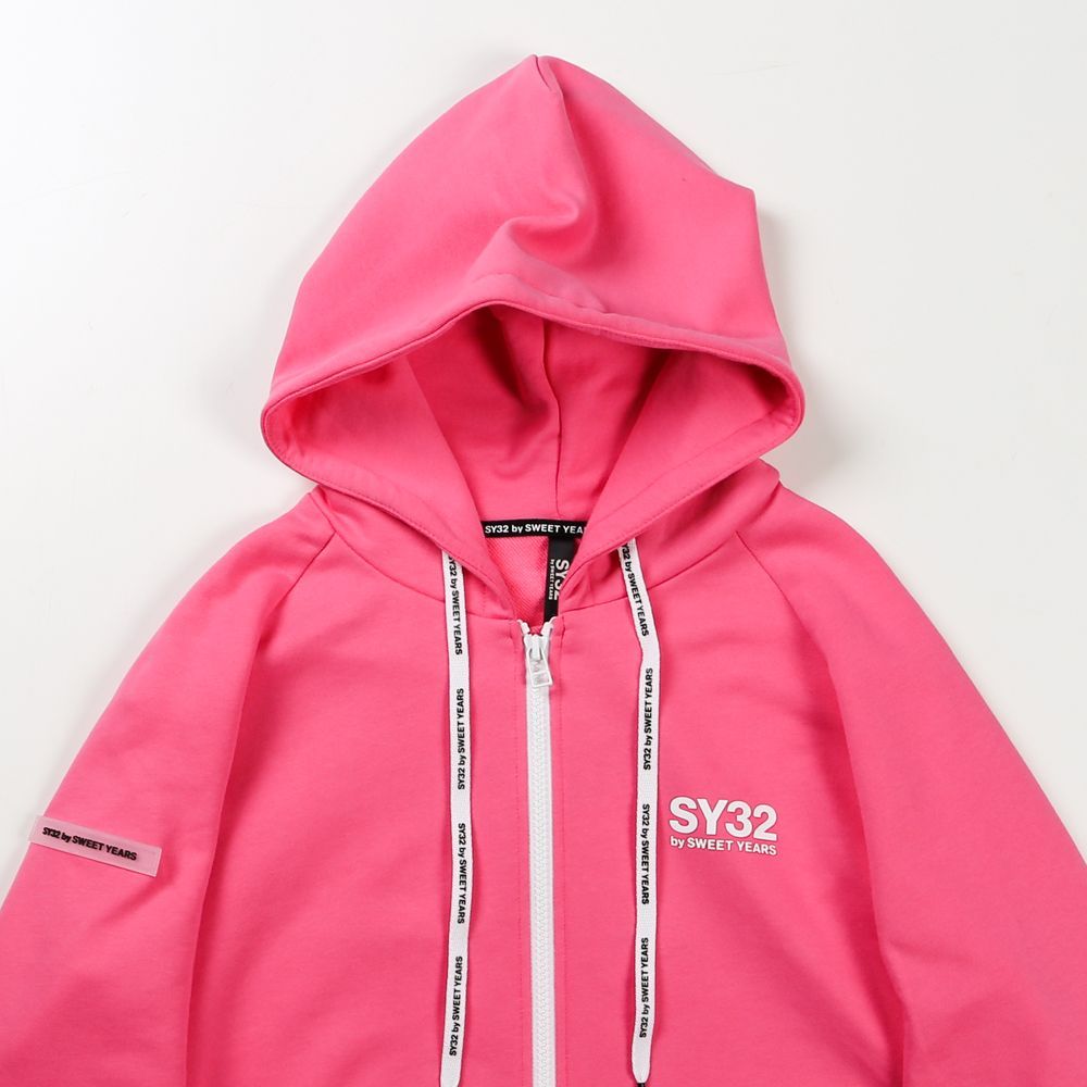 【SY32 by SWEET YEARS/エスワイサーティトゥバイスィートイヤーズ】FLASH COLOR ZIP HOODIE / ジップアップ  パーカー / 12004【送料無料】