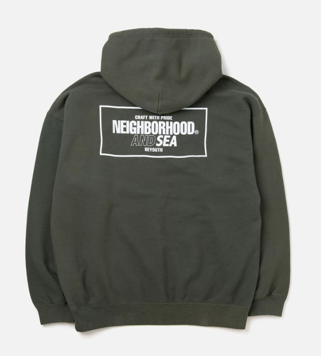 NEIGHBORHOOD × WIND AND SEA パーカー NEIGHBORHOOD WIND AND SEA ホワイト パーカー
