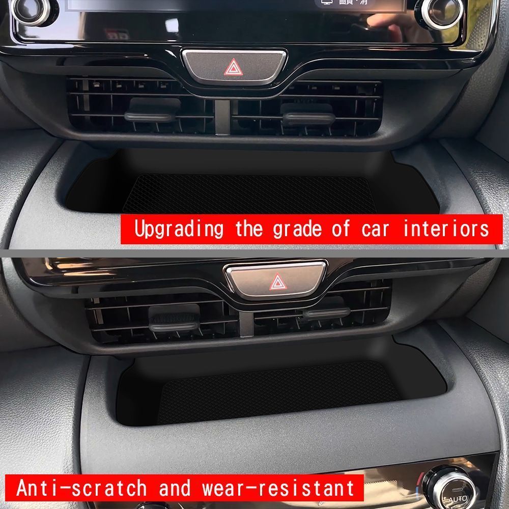 ヤリスクロス ナビ画面下 収納トレイ用シリコンマット 防塵 防水 ノイズ防止 小物保護 滑り止め 内装パーツ 便利グッズCYB529期間 BRIGHTFACE_UK