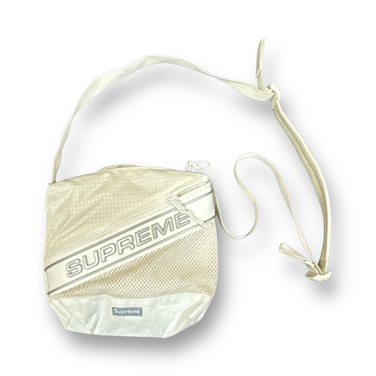 国内正規 Supreme 23AW LOGO Shoulder Bag ロゴ ショルダーバッグ 