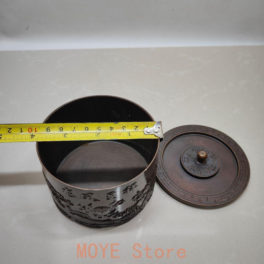 銅製 龍鳳呈祥茶壺 茶道具 香道具 装飾品 工芸品 置物 - メルカリ