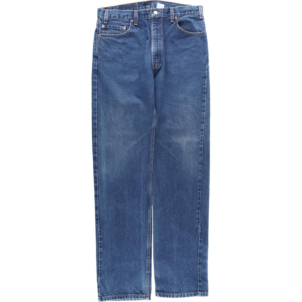 古着 リーバイス Levi's 505 REGULAR FIT STRAIGHT LEG テーパードジーンズ デニムパンツ  メンズw34/eaa309189-ランク