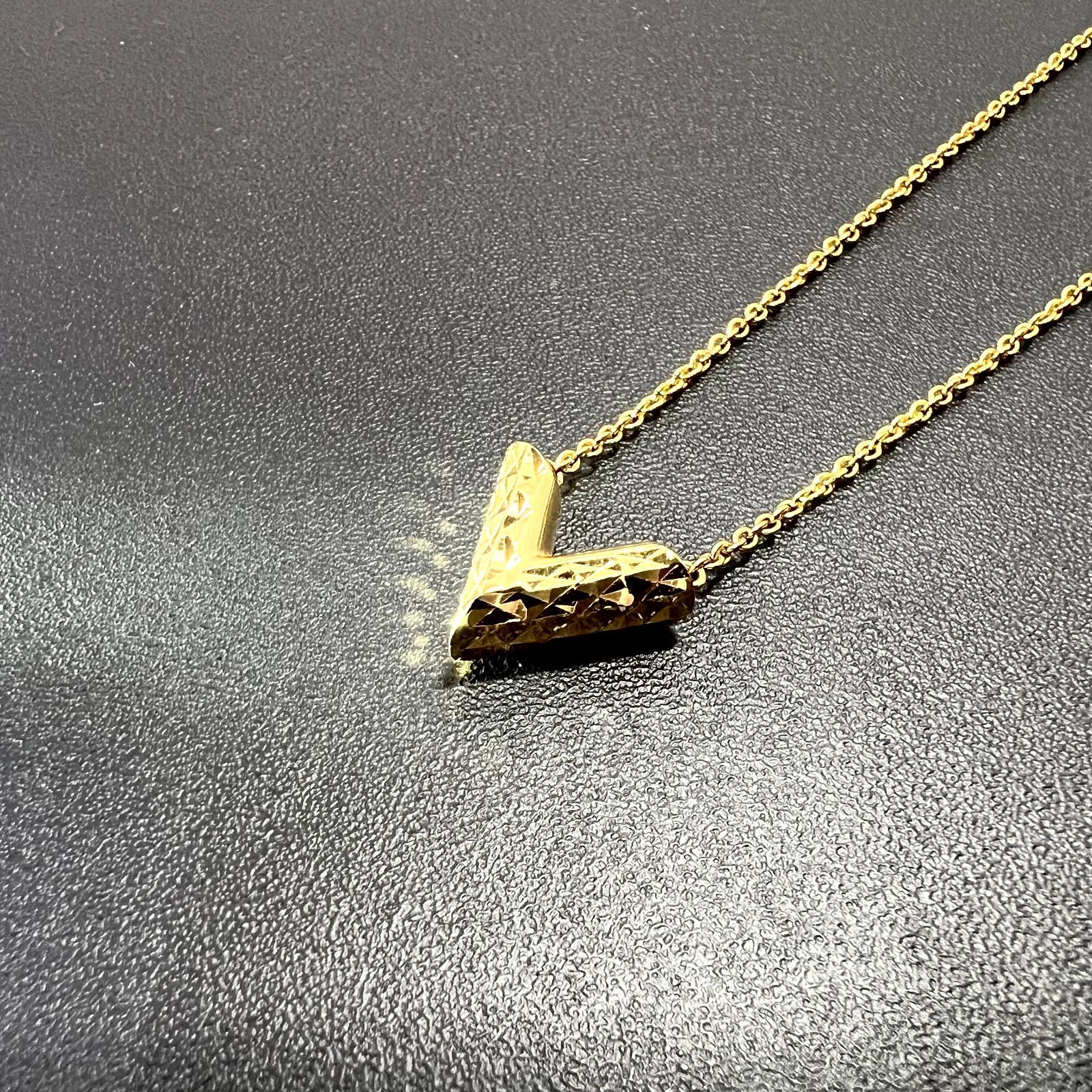 ◇ルイヴィトン◇コリエ/エセンシャルV/ギヨーシュ/ネックレス/M64268