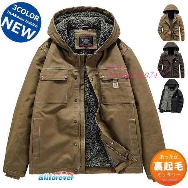 M-65 ミリタリージャケット メンズ 防寒 コート 裏起毛 ボア 冬 アウター フード付き 冬服 厚手ジャケット vii4w235074