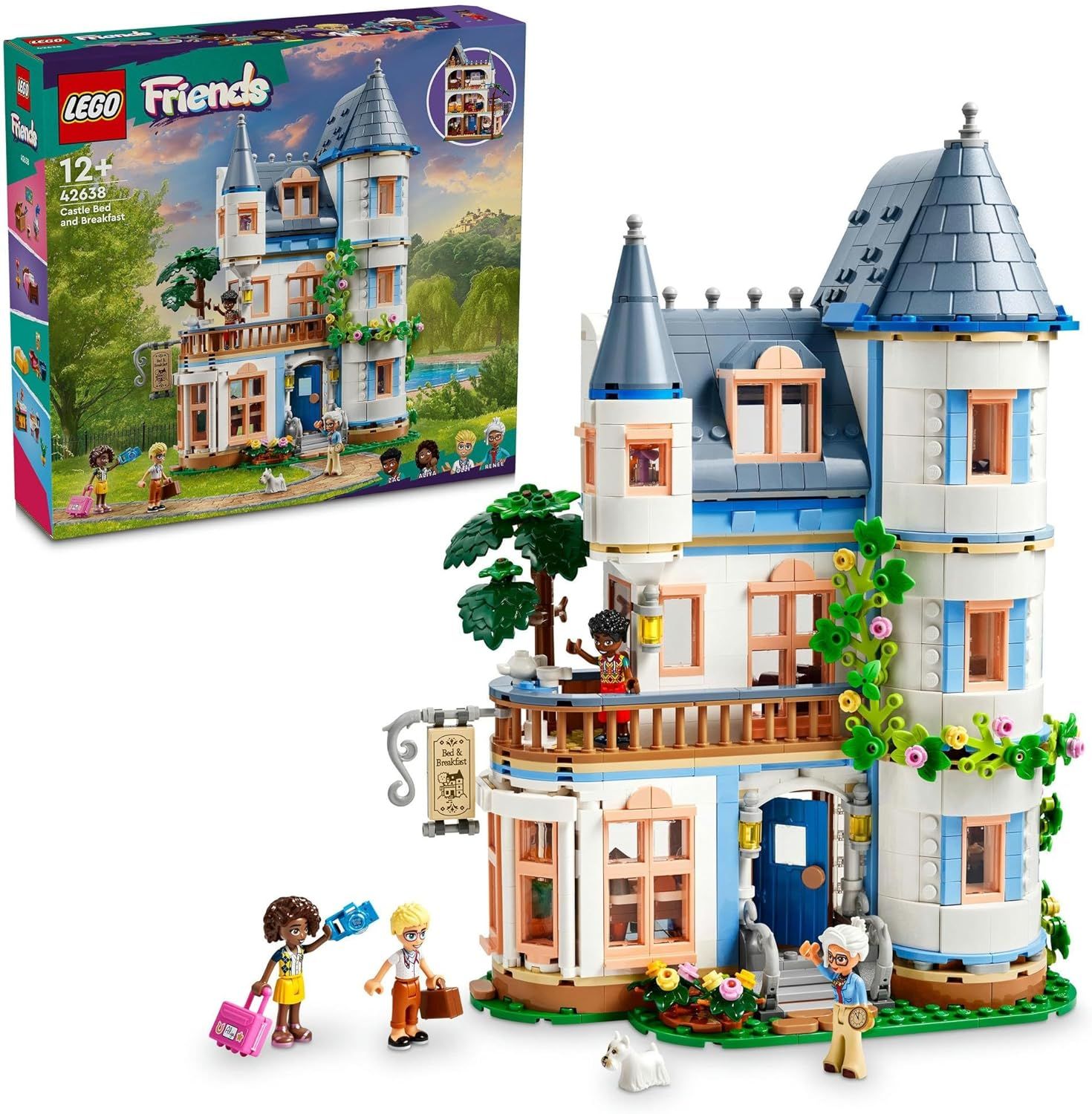 レゴ(LEGO) フレンズ おしろホテル おもちゃ 玩具 誕生日 プレゼント ブロック 女の子 男の子 子供 12歳 13歳 14歳 小学生 ごっこ遊び おままごと 42638