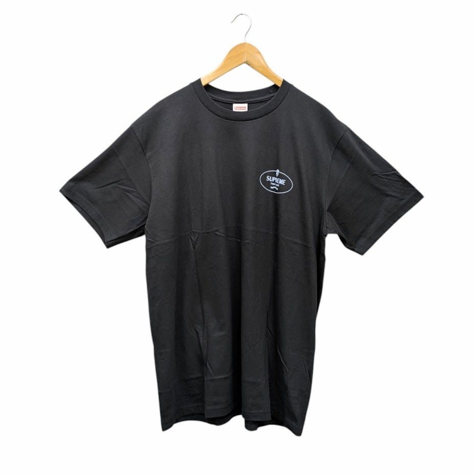 美品 24AW SUPREME Supreme シュプリーム Crest Tee ブラック サイズ L