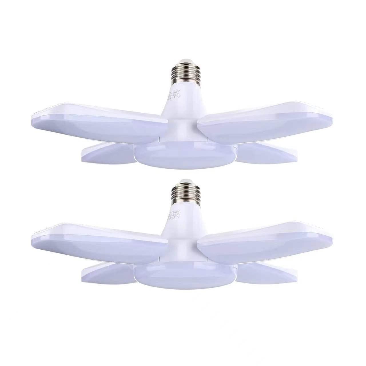 LEDシーリングライト ガレージライト led E26 LED電球 5灯式 60W 昼白色 6500K 現場用ライト led 作業灯 ペンダ ガレージライトled 作業灯 led シーリングライト E26 LED電球 5灯式