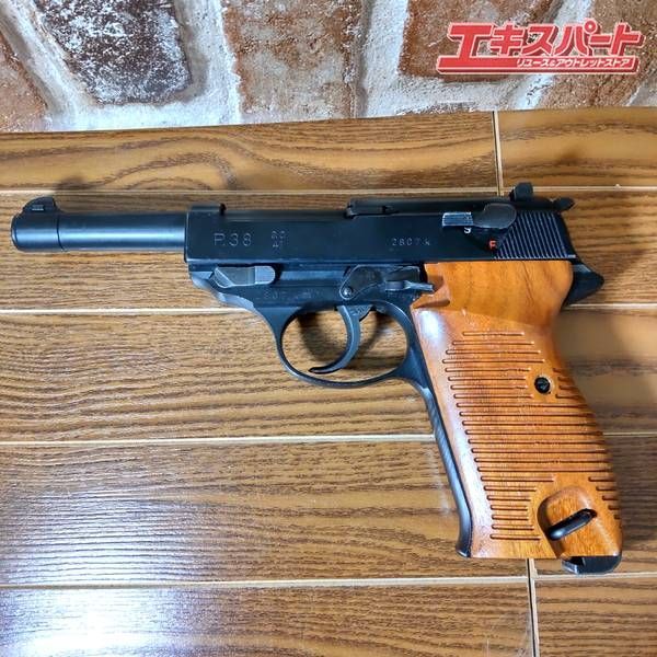 マルゼン ワルサーP38 ホルスター付き　メルカリ便　ガスブロ マルゼン ワルサーP38 ガスブロ ホルスター付 - メルカリ