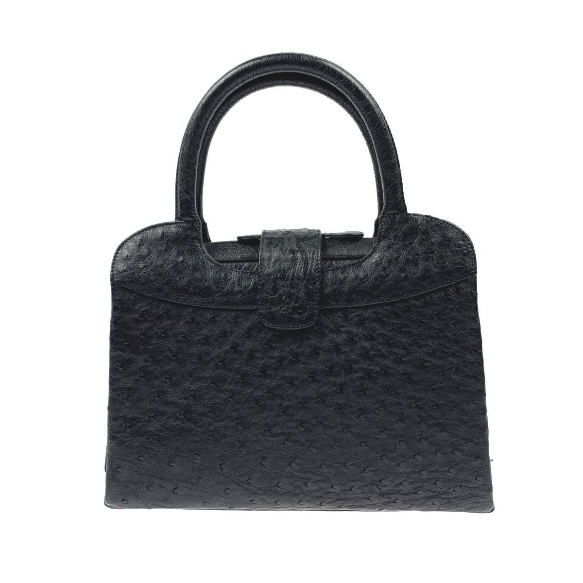 ▽▽santagostino サンタゴスティーノ ハンドバッグ オーストリッチ  