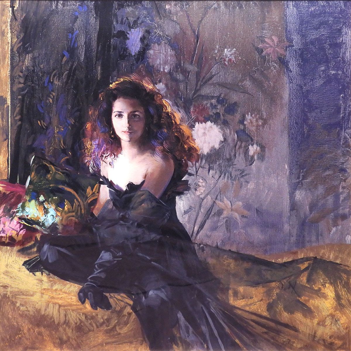 トレンツ リャド カロリーナ アミーゴ嬢 人物画 女性像 印象派 光を映す女性美 代表作 版画 絵画 アート げ交渉