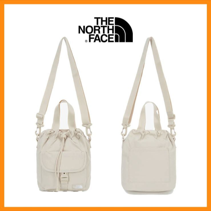 5月上旬順次発送 ノースフェイスNN2PR40 BREEZE BUCKET BAG 韓国 ホワイトラベル バケットバッグ ショルダーバッグ クロスボディ ミニ 小さめ デイリーバッグ おしゃれ かわいい レディース WHITE SAND