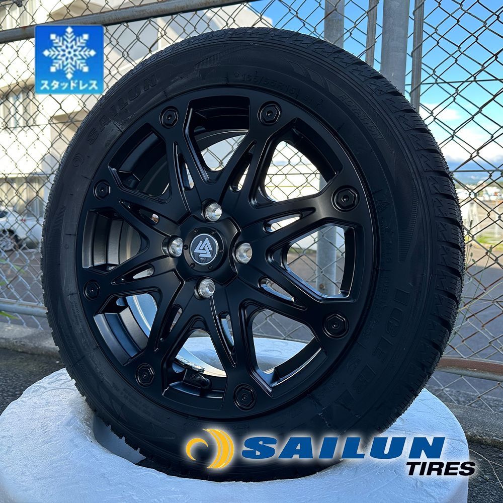 ダイハツタフト　スタッドレスタイヤ　ホイル付き　165/65R15 スタッドレスタイヤ ダイハツ タフト スペーシアギア デリカミニ