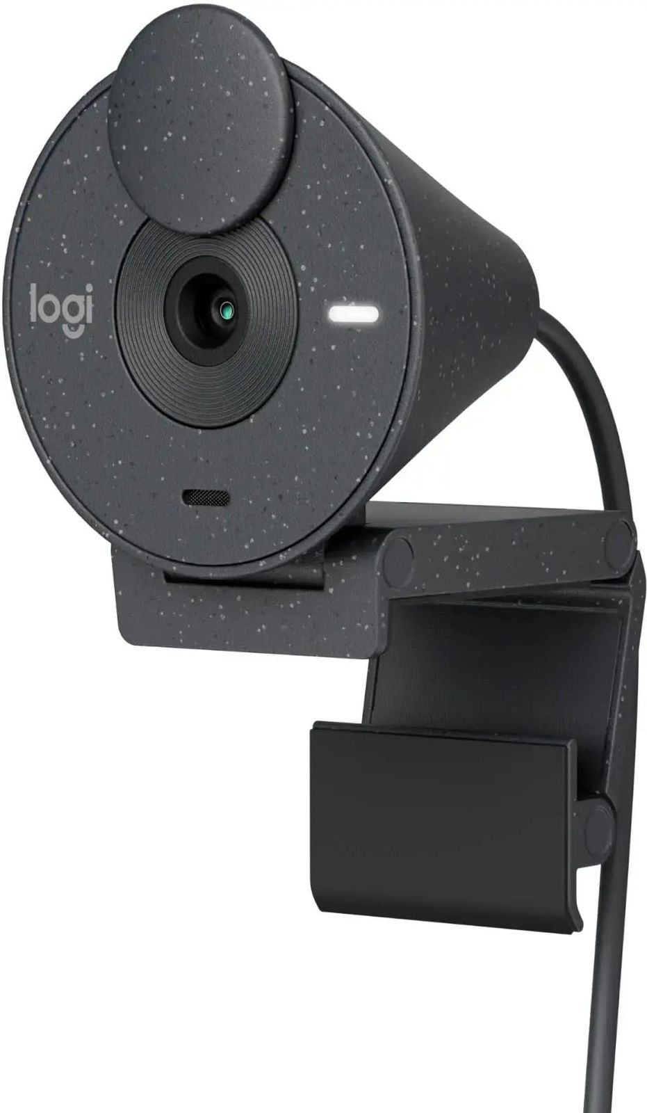 Logitech - Brio 300 1920x1080p USB-C ウェブカメラ プライバシーシャッター付き 自動光補正 - グラファイト リニューアル