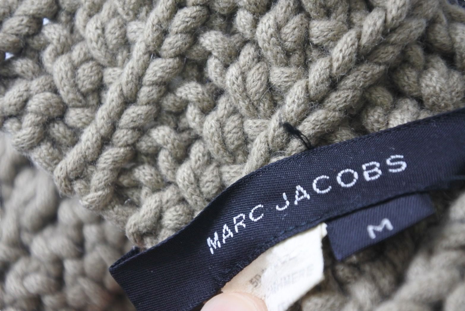 MARC JACOBS マークジェイコブス ニットキャップ カーキ Mサイズ 美品