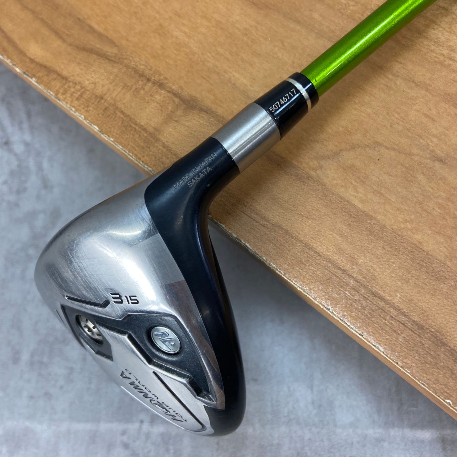本間ゴルフ - HONMA　ホンマ　TOUR　WORLD　TW727 ツアーワールド　メンズゴルフ3W　カーボン　S　15°　右利き用　フェアウェイウッド　Spoon　スプーン HONMA ホンマ TOUR WORLD TW727 ツアーワールド メンズゴルフ3W