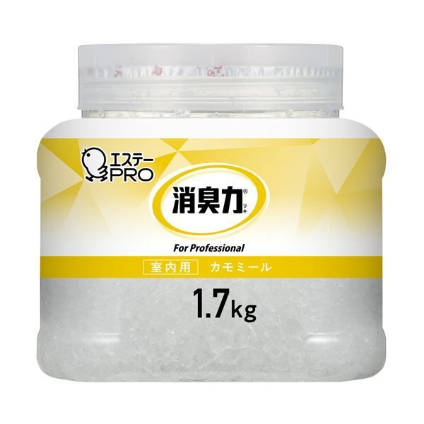 まとめ エステー 消臭力業務用消臭剤 クラッシュゲルタイプ 室内用 カモミール 本体 1.7kg 1個 ×3セット