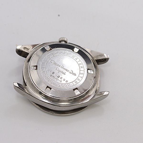 シチズン ホーマーデイト H0DS 2902 手巻 シルバー文字盤 メンズ腕時計