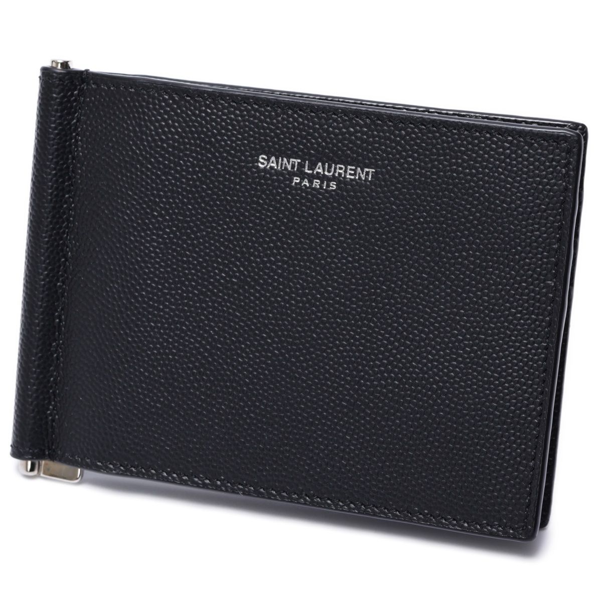 極美品】トムフォード マネークリップ クロコ型押し 銀ロゴ レザー