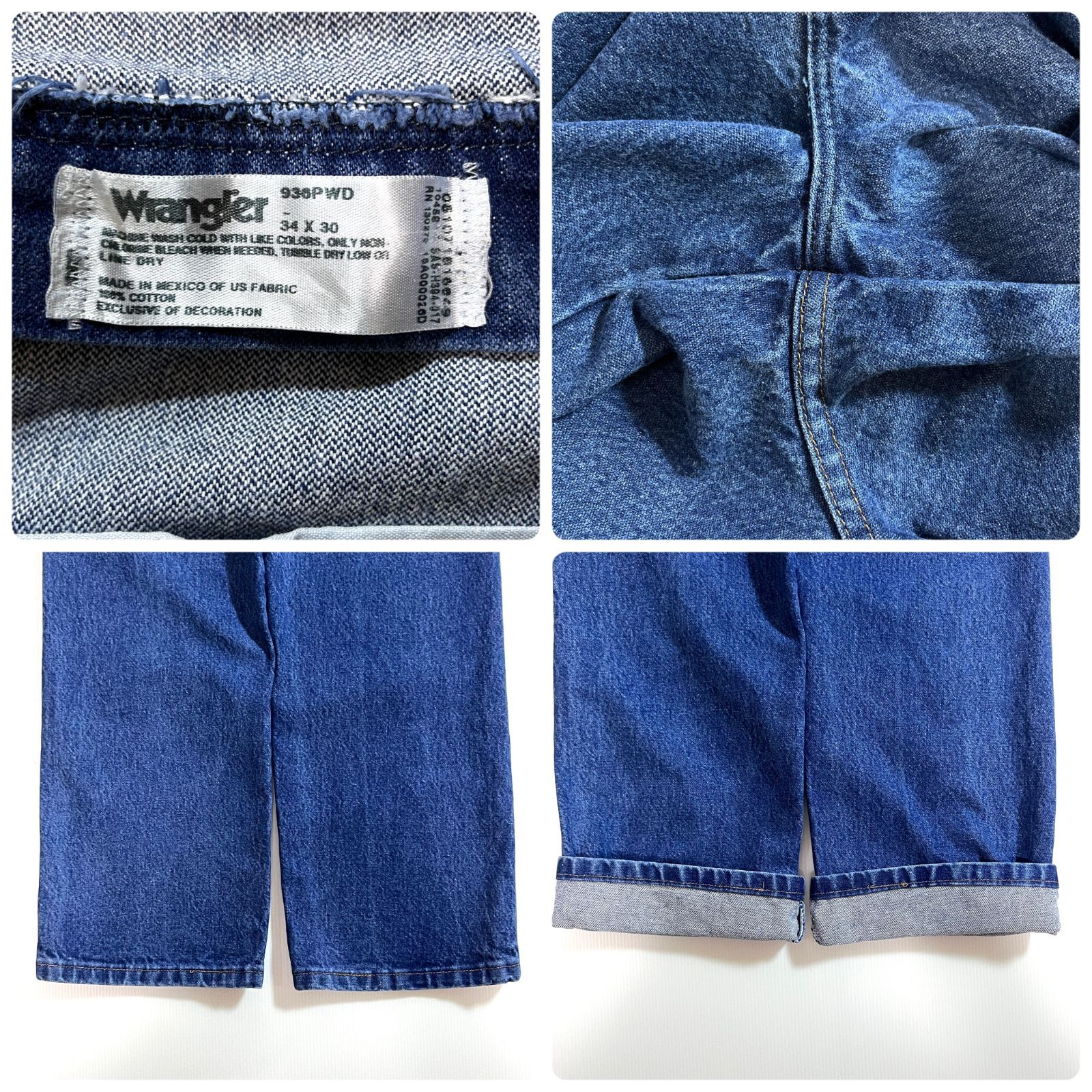 W36 L30 Wrangler 936PWD ブーツカット 90s USA製 90's Wrangler Wrancher Bootcut Pants Deadstock USA製 W38 L30
