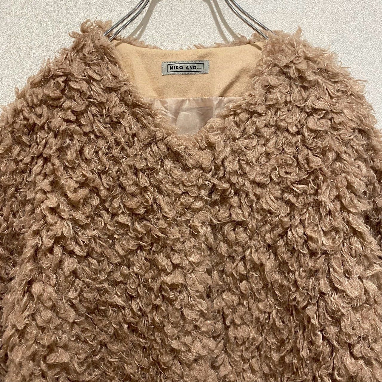 niko and ニコアンド レディース アウター ボアジャケット ハーフ