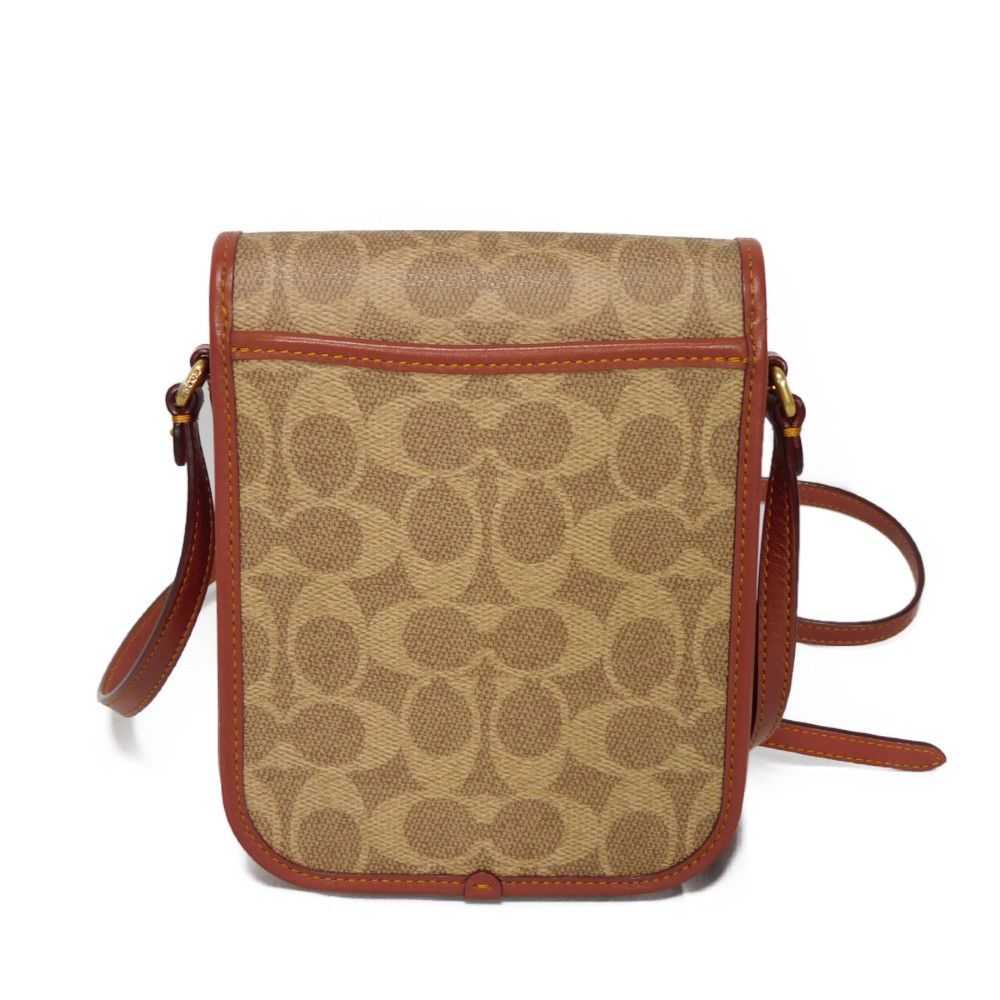 COACH コーチ トール ストゥディオ クロスボディ Cロゴ Cマーク ポシェット タン ラスト ベージュ ブラウン シグネチャー ショルダーバッグ C8484 COACH コーチ トール ストゥディオ クロスボディ Cロゴ Cマーク