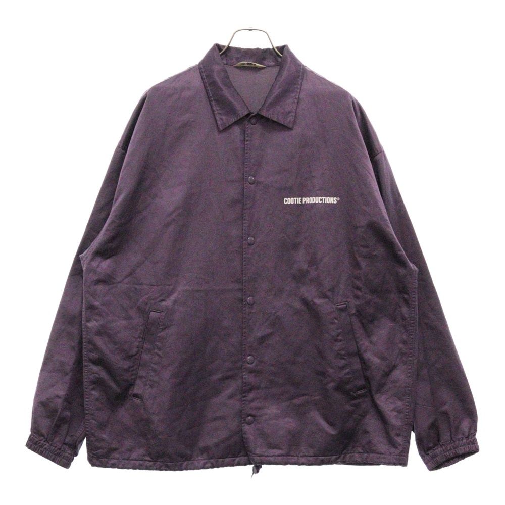 COOTIE PRODUCTIONS クーティー プロダクションズ Satin Coach Jacket サテン コーチジャケット パープル
