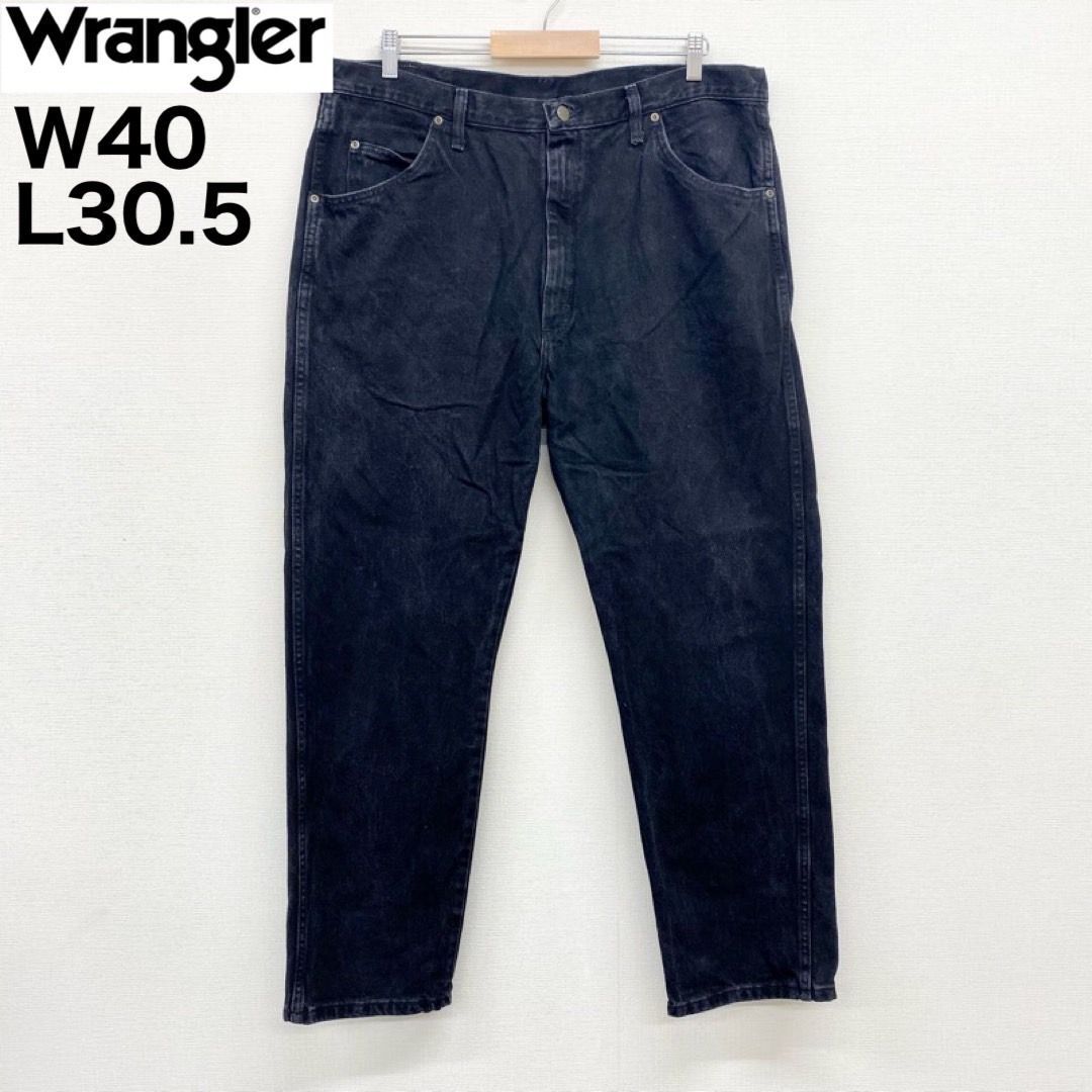 US古着 ラングラー Wrangler ブラック デニム パンツ テーパード W40 L30.5 ビッグサイズ 39902OB - メルカリ