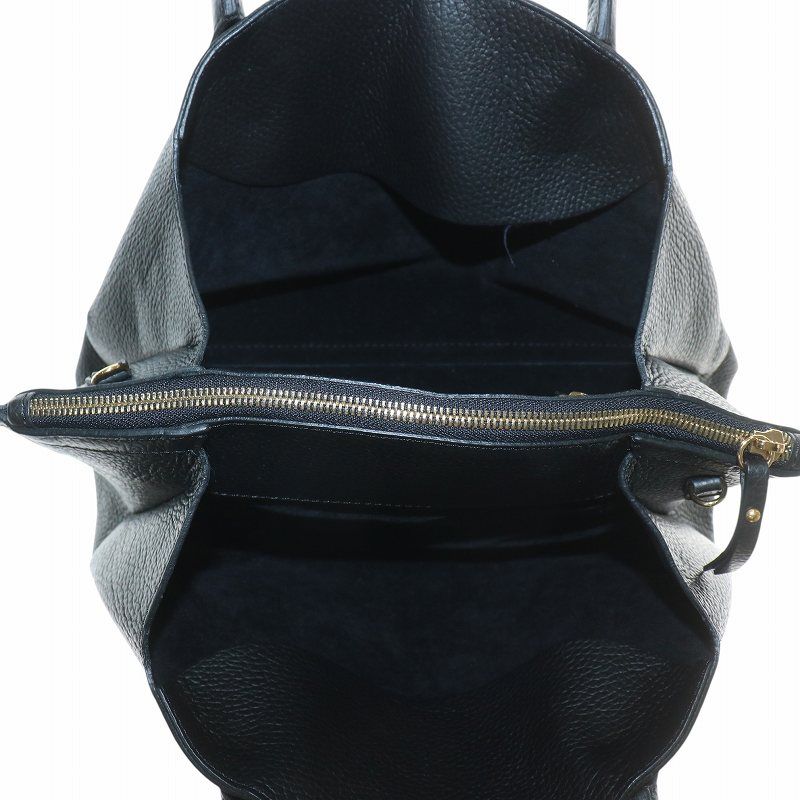 IACUCCI ハンドバッグ（ショルダー付き）　黒 イアクッチ IACUCCI ハンドバッグ ショルダー 2WAY レザー