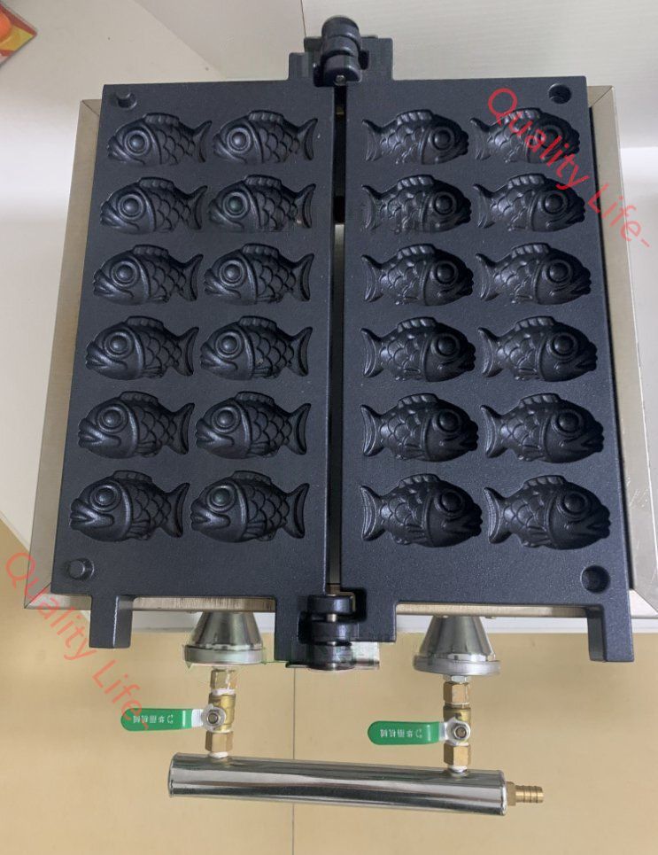 LPガス ミニたい焼き器 12匹焼ける！タイ焼き 鯛焼き ガス式/業務