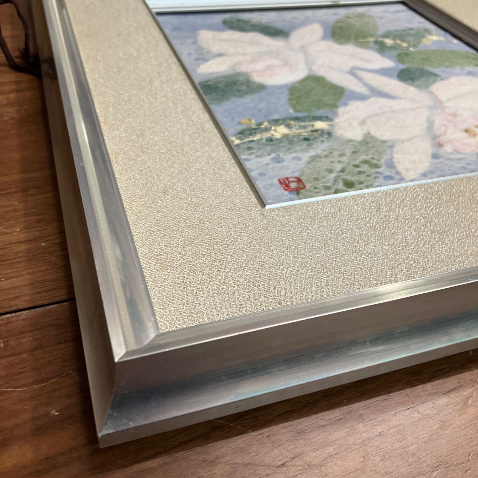 美品 山内一生 「華」 小原和紙工芸 ちぎり絵 人間国宝 - メルカリ