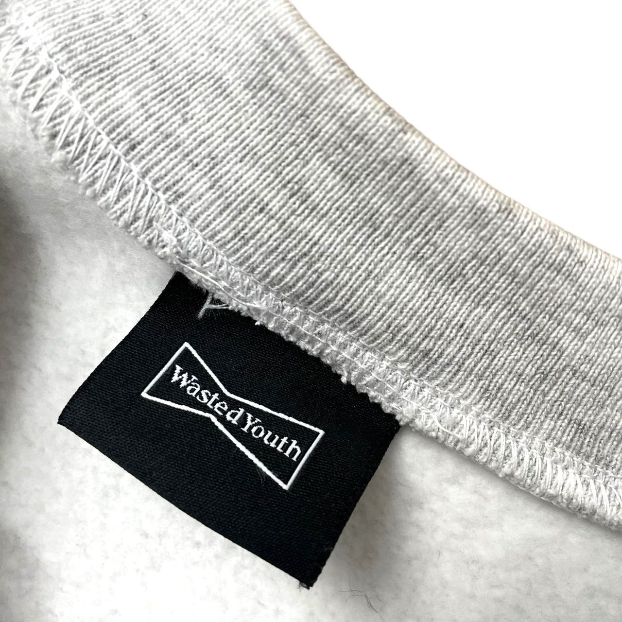 WASTED YOUTH】× WHIMSY SOCKS LOGO PRINT SWEAT SHIRT ウエステッド