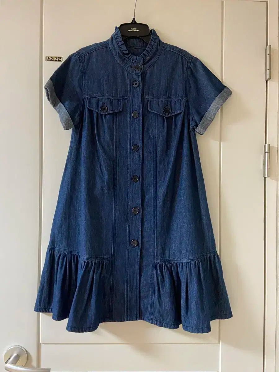 ジル ベイ JILL STUART ジルスチュアート デニム ワンピース A ライン 55 66