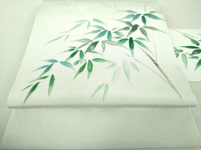 平和屋着物○九寸名古屋帯 器物文様 鬼しぼ縮緬 正絹 逸品 DAAZ0299ps