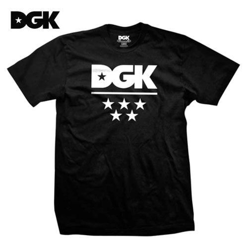 DGK ALL STAR Tシャツ ブラック クラシック スケートボード オールスター