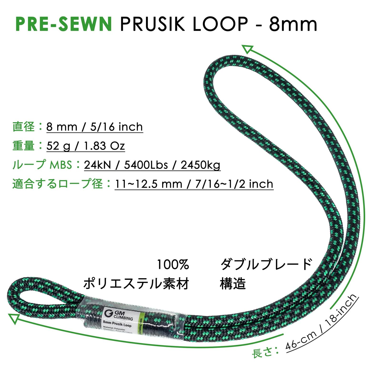 新品 GM CLIMBING CE UIAA認証 40kN マイクロダブルプーリー