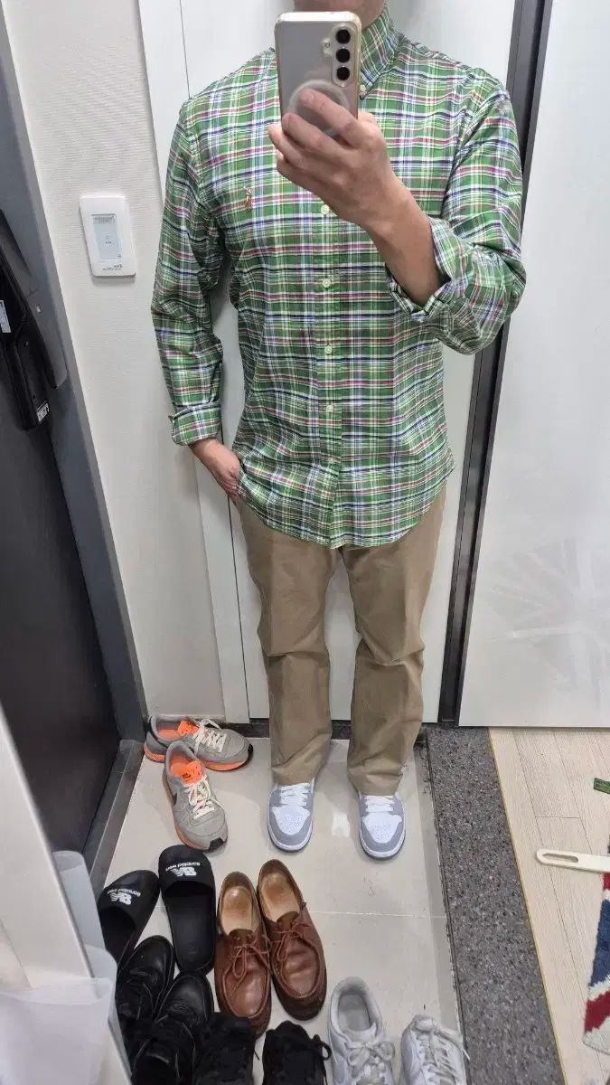 ポロ Ralph Lauren ラルフローレン スリムフィット ストレッチ オックスフォード シャツ