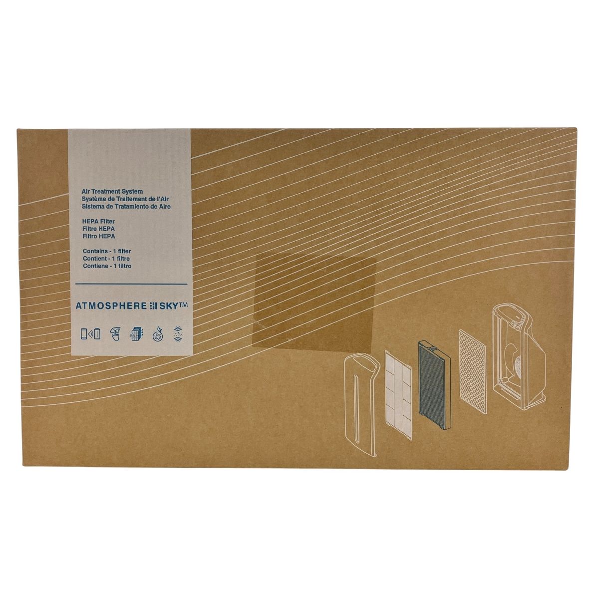 アムウェイ 120540Z トモスフィア スカイ 空気清浄機用 粒子用フィルター Y10564366