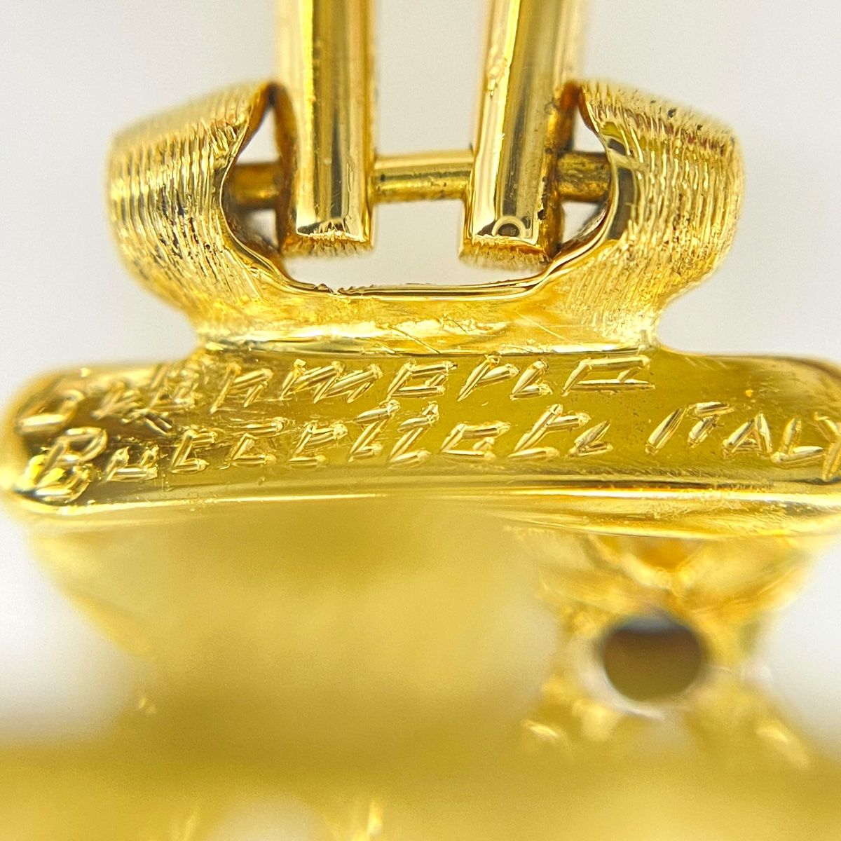 ブチェラッティ BUCCELLATI メレダイヤ デザインイヤリング YG  