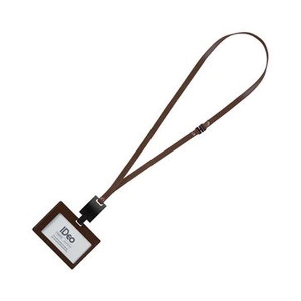 まとめ コクヨ ネームカードホルダー IDeoHUBSTYLE 名刺 IDカード用 ヨコ型 濃茶 NM-RK195DS 1個 ×3セット