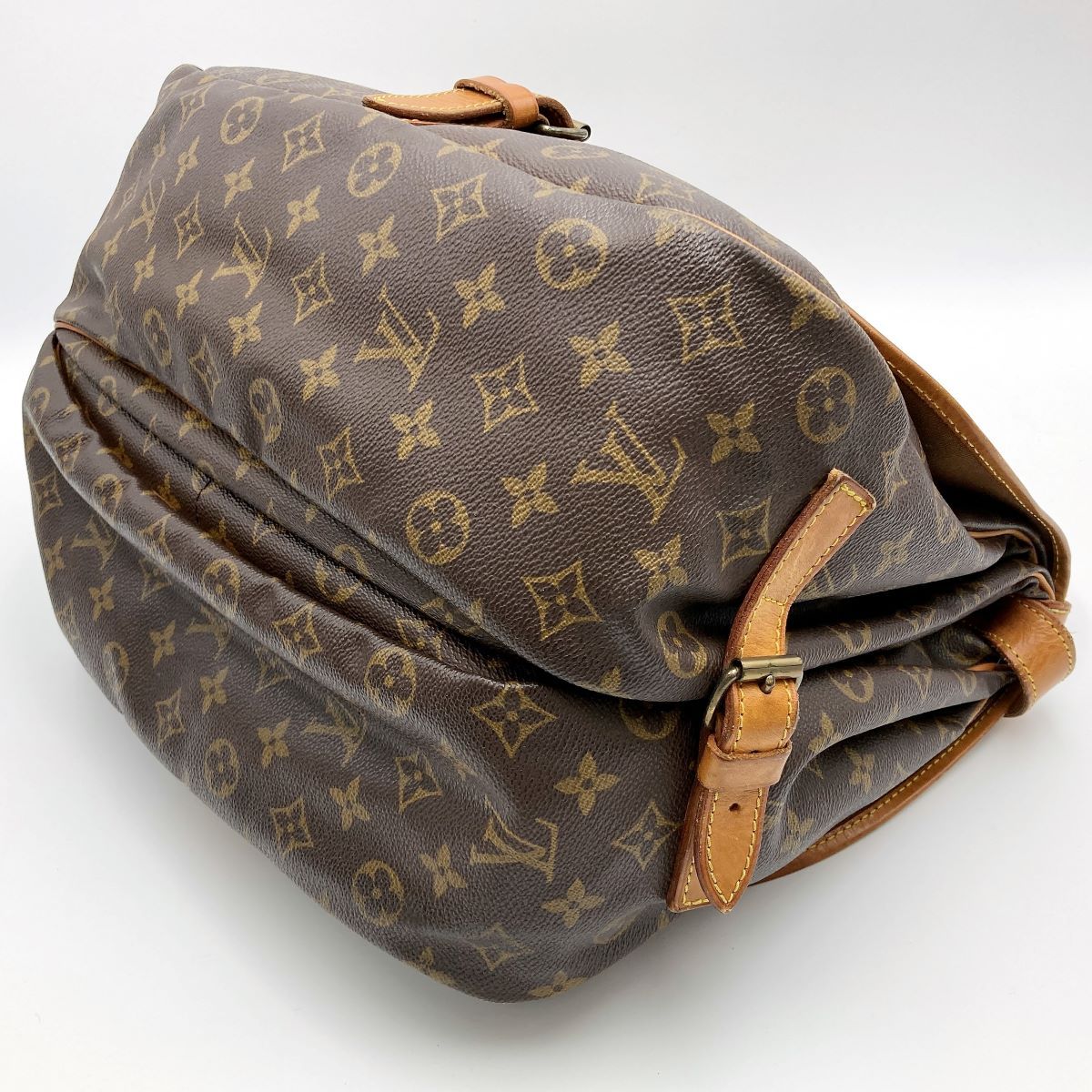 Louis Vuitton M42254 Saumur 35 Large Vintage Messenger Sling Bag for Unisex