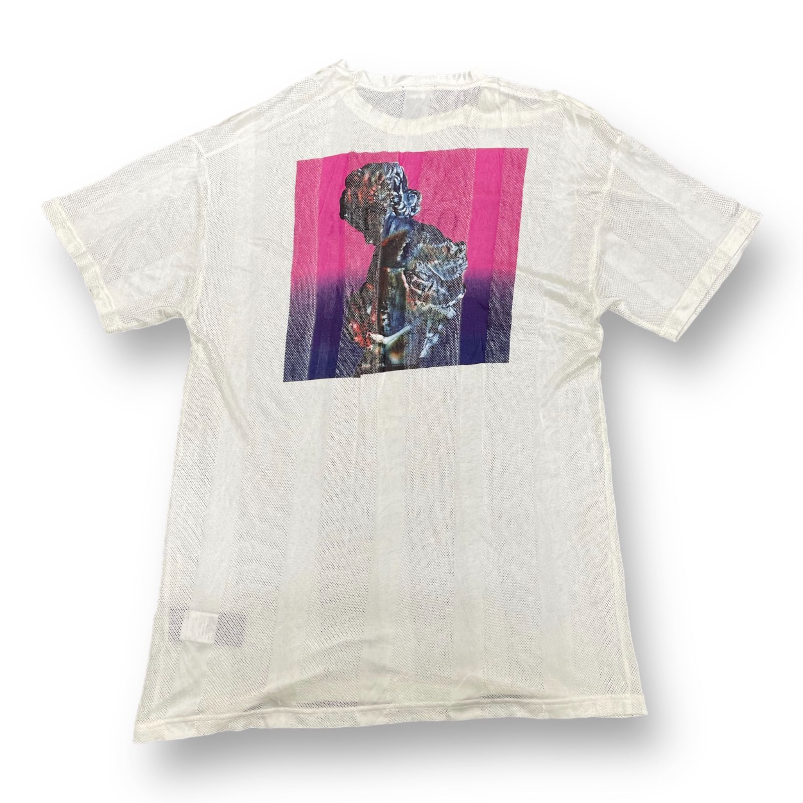 RAF SIMONS 18SS メッシュプリントTシャツ ラフシモンズ 181-125 M