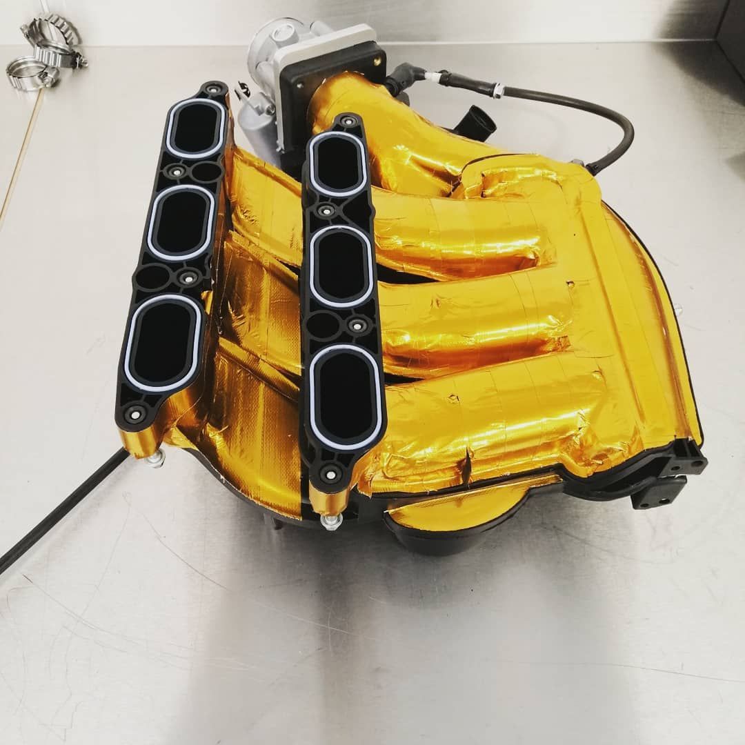 FUNK MOTORSPORTS ファンクモータースポーツ 耐熱ゴールドリフレクティブヒートテープ 50mm幅 × 2.5m 1本