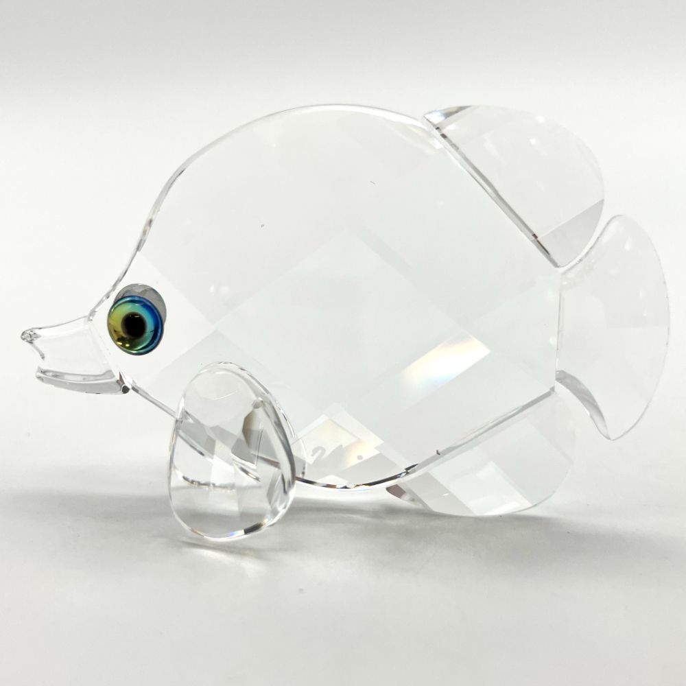 SWAROVSKI - スワロフスキー SWAROVSKI 海セット バタフライフィッシュ ヒトデ コンクシェル オブジェ 置物 670819 191690 191691【中古】 スワロフスキー SWAROVSKI 海セット バタフライフィッシュ