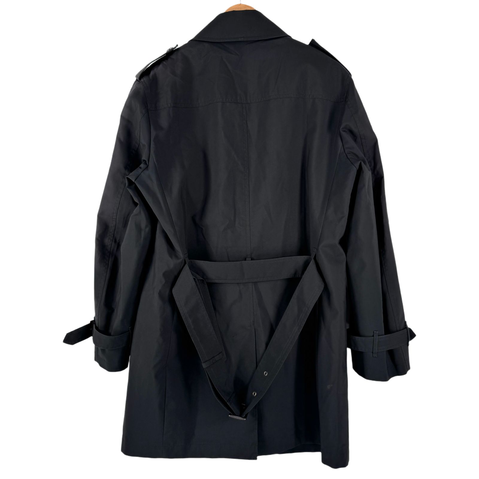 美品 Calvin Klein ライナー付き トレンチコート L 黒 カルバン