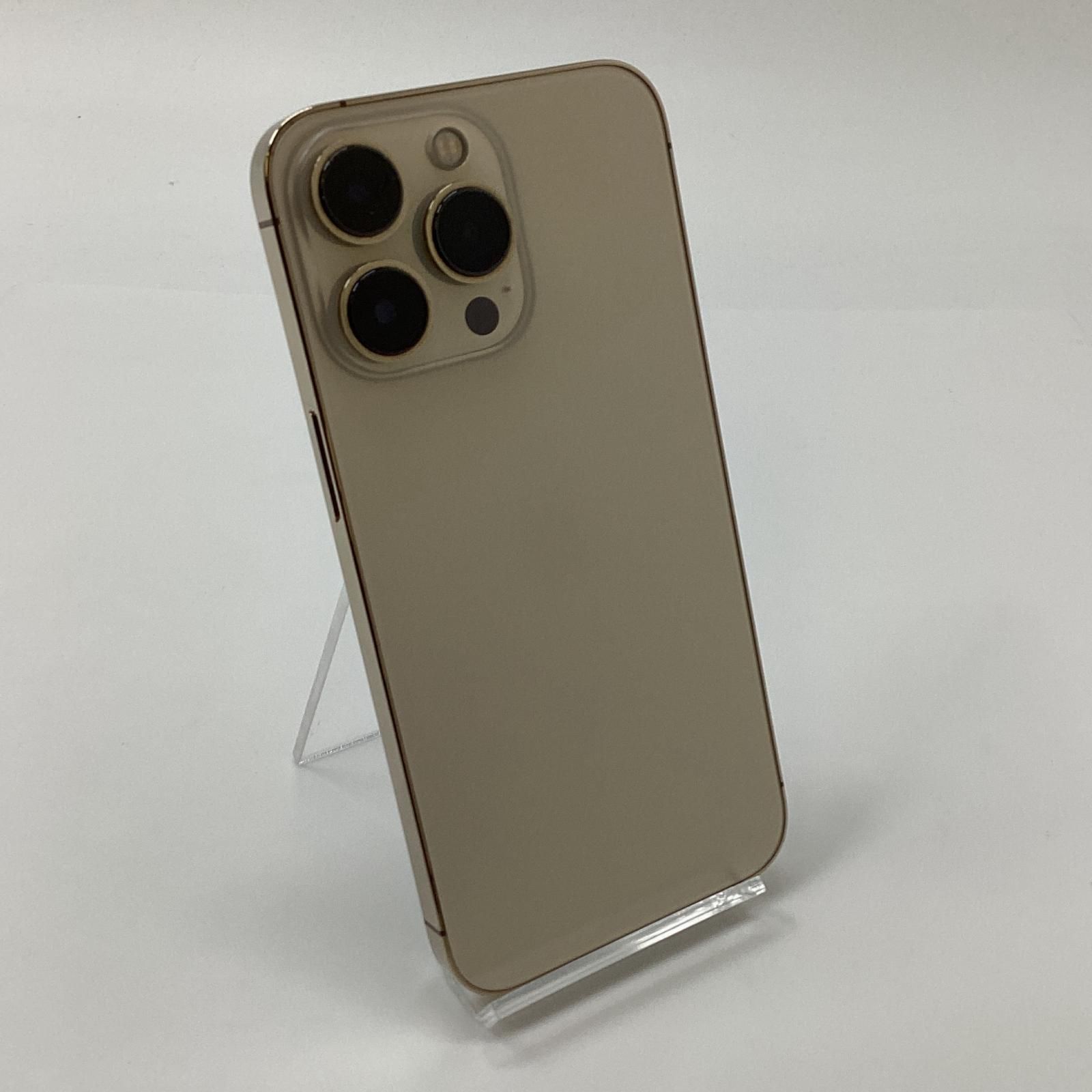 【全額返金保証】【最速発送】Apple iPhone 13 Pro 256GB ゴールド Softbank SIMフリー 動作確認済 76%
